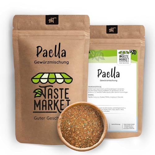 2 x 1 kg Paella Gewürz – spanische Gewürzmischung – für Paella la Carmencita – Paella Reispfanne – Taste Market von TASTE MARKET Guter Geschmack