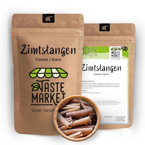 Zimtstangen Cassia 10 kg 8cm 100% naturrein ganze Zimt Stagen Taste Market von TASTE MARKET Guter Geschmack