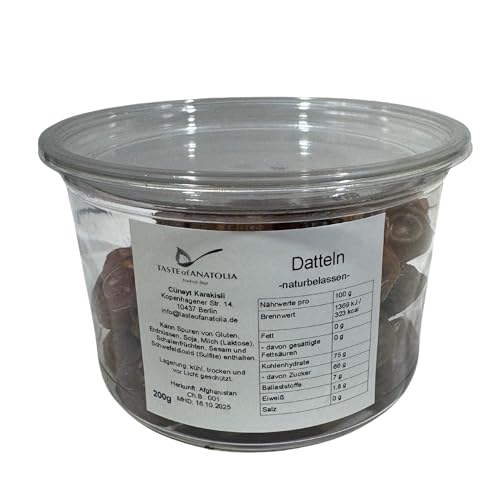 TASTE of ANATOLIA Datteln - naturbelassen, 200g (Hurma) von TASTE of ANATOLIA