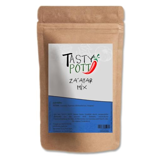 Tasty Pott Za´atar Mix | Gewürze | Gewürzmischung | Orientalische Küche | Mit Sesam | Würzig kochen | Kräuter | 30g Beutel von TASTY POTT