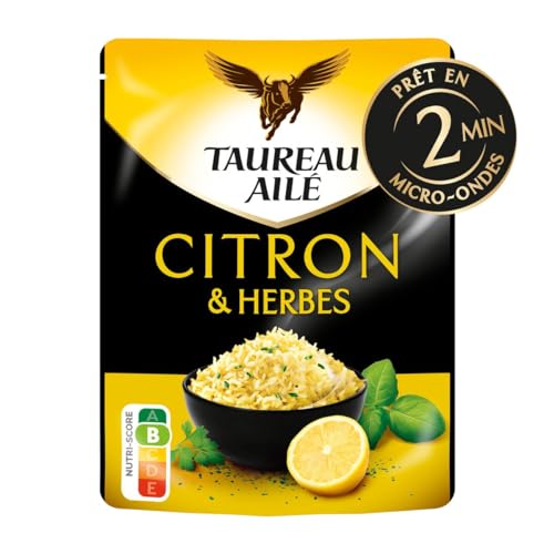 Stier Flügel Reis Mikrowelle Basmati Zitrone & Kräuter, 2 min. von TAUREAU AILE