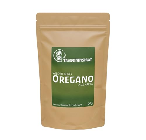 Kretischer Berg Oregano aus den Levka Ori Bergen auf Kreta (100g) von TAUSENDKRAUT FÜR MEHR LEBENSQUALITÄT!