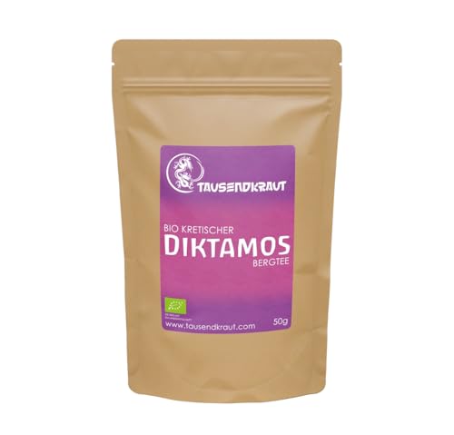 Premium Diktamos/Diptam Bergtee aus kontrolliert biologischem Anbau auf Kreta (50g) von TAUSENDKRAUT FÜR MEHR LEBENSQUALITÄT!