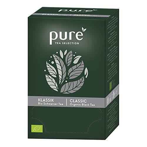 Pure Tea Selection Klassik Bio | Bio-Schwarzer Tee | 100 % Bio-zertifiziert | 25 Teebeutel aus Maisstärke gewebt und industriell kompostierbar | 25 x 2,5g von TCHIBOKAFFEE