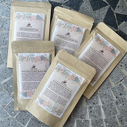 TEASOULTea Soul • Entdecke China Set • Set mit 5 hochwertigen chinesischen Tees • Packung mit 5 x 10 g • Tea Soul von TEA SOUL