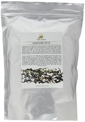 Tea Soul Golden Monkey Premium Lose Blatt schwarzer / roter Tee aus der Provinz Yunnan, 1er Pack (1 x 250 g) von TEA SOUL