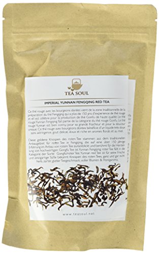 Tea Soul • Chinesischer roter (schwarzer) Tee Yunnan Fengqing Kaiserliche Blätter, 50g von TEA SOUL