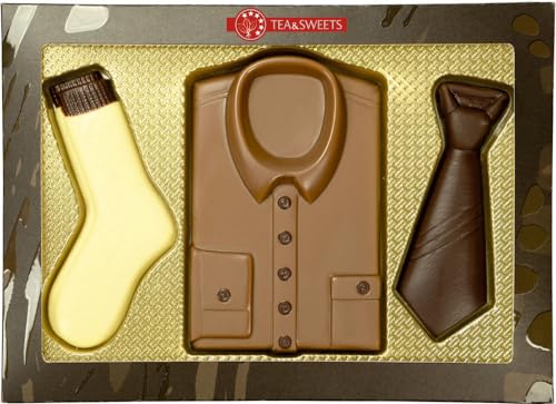 Herren-Set aus Schokolade I Süßes, klassisches Präsent aus Schokolade I Geschenk für den Mann von TEA&SWEETS