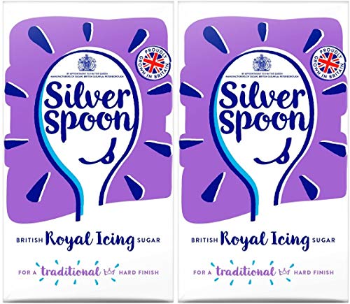 Silver Spoon Royal Icing Sugar 500 g, 2 Stück von TEADZ