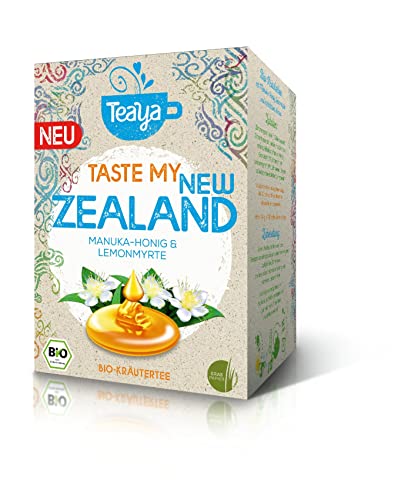 Teaya Taste my New Zealand - BIO Kräutertee, mit Manuka Honig und Lemonenmyrte 5er Pack (5x 17 Filterbeutel) von TEAYA