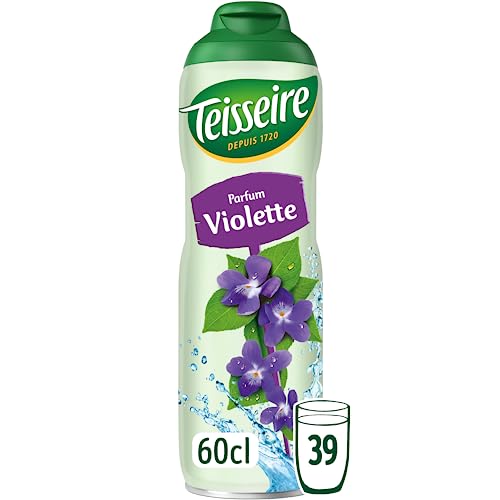 Teisseire Sirup Veilchen für Cocktails, Erfrischungsgetränke – 60 cl von Teisseire