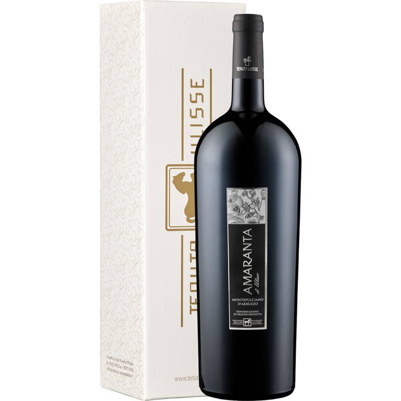 Amaranta di Ulisse, Montepulciano d'Abruzzo DOP, Magnum, Abruzzen, 2021, Rotwein von TENUTA ULISSE Società agricola a R.L. ,   IT 66014 Crecchio (CH)