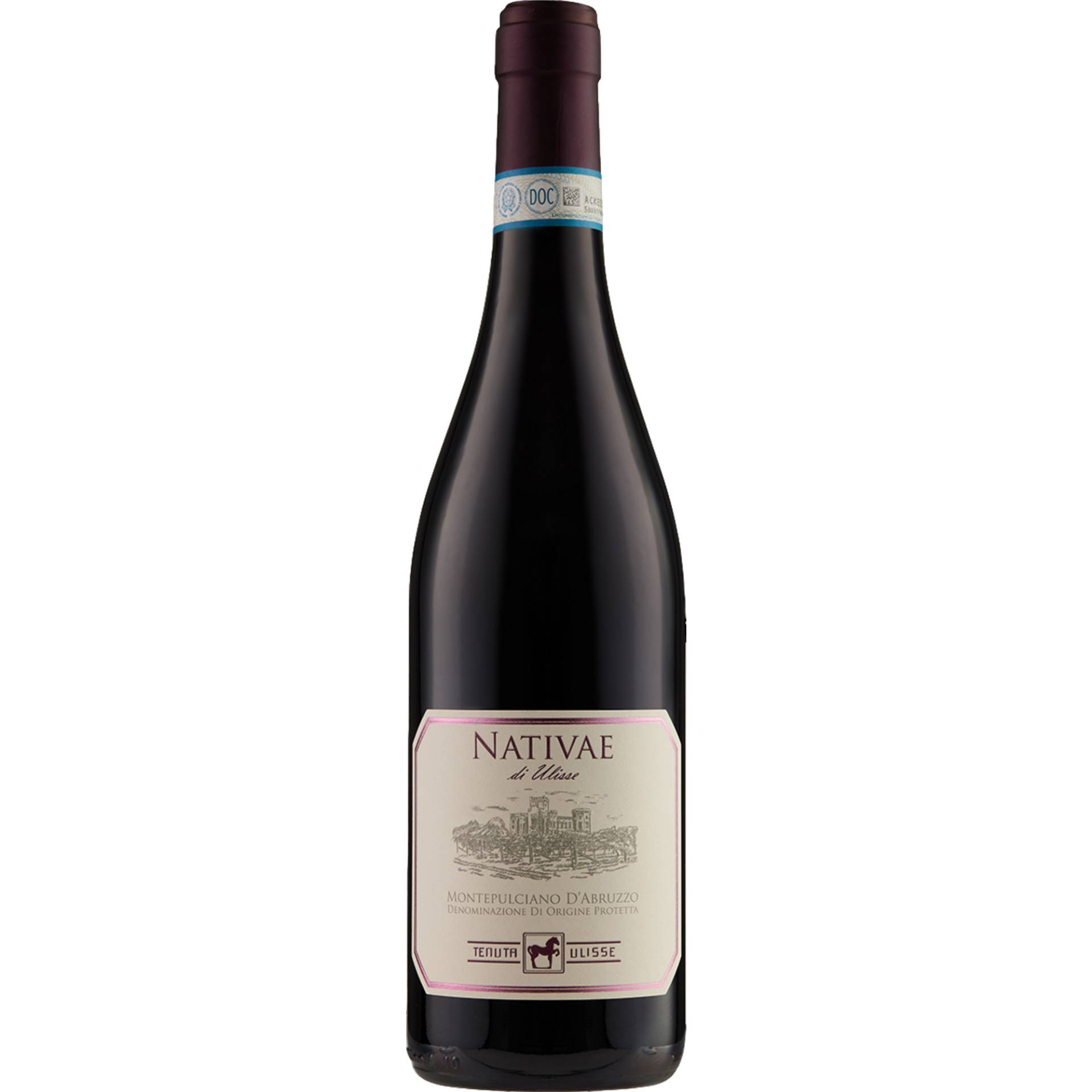 NATIVAE Montepulciano d'Abruzzo, Montepulciano d'Abruzzo DOC, Abruzzen, 2019, Rotwein von TENUTA ULISSE Società agricola a R.L. ,   IT 66014 Crecchio (CH)