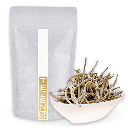 Silver Needle | Ernte 2024 | Weißer Bio Tee aus Yunnan, China | Hochwertiger chinesischer Weißer Bio Tee | Yin Zhen Silver Needle Bio Tee (50g) von TEZEN