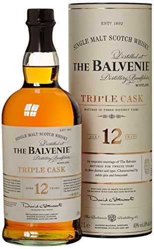 Balvenie 12 Years Old Triple Cask mit Geschenkverpackung Whisky (1 x 1 l) von THE BALVENIE