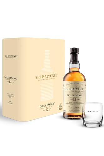 The Balvenie 12 Jahre Single Malt Scotch Whisky Geschenkset- mit einem hochwertigen Whisky Tumbler von THE BALVENIE