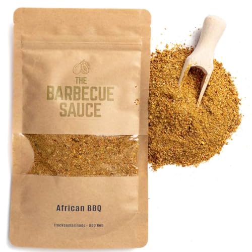 THE BARBECUE SAUCE - African BBQ Gewürzmischung 100g - Exotisches Grillgewürz nach original afrikanischem Rezept für jede Art von Geflügel, Fisch, Gemüse von THE BARBECUE SAUCE ORIGINAL REZEPTUR