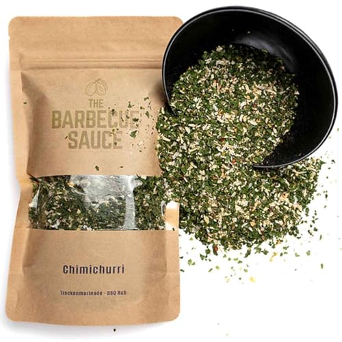 THE BARBECUE SAUCE - Chimichurri mild 100g - Authentische argentinische Kräutersalsa Gewürzmischung für Fleisch, als Dip, Mariande oder als Grundlage für Kräuterbutter & Gewürzöle. von THE BARBECUE SAUCE ORIGINAL REZEPTUR