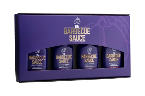 THE BARBECUE SAUCE BBQ & Grillsaucen Set 4 x 390 g | CHERRY BBQ SAUCE, HOT CHILI BBQ SAUCE, RAUCHIG SÜß BBQ SAUCE, SWEET CHILI BBQ SAUCE | Grillsoße, Dip & Dressing (HOT CHERRY) von THE BARBECUE SAUCE ORIGINAL REZEPTUR