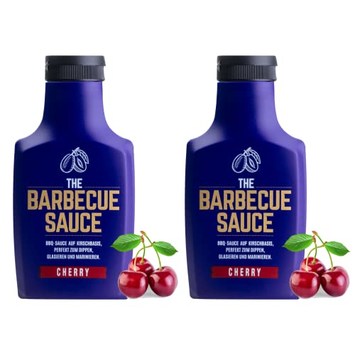 THE BARBECUE SAUCE - "CHERRY" - AUF KIRSCHBASIS SPARSET- 2 x 390g - BBQ Sauce Burger & Ribs von THE BARBECUE SAUCE ORIGINAL REZEPTUR