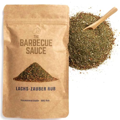 THE BARBECUE SAUCE - Lachs Zauber 100g - BBQ & Grill Gewürzmischung speziell abgestimmt für Lachs/Flammlach von THE BARBECUE SAUCE ORIGINAL REZEPTUR