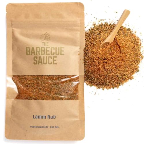 THE BARBECUE SAUCE - Lamm Rub 100g - BBQ & Grill Gewürzmischung speziell abgestimmt für den Eigengeschmack vom zarten Lammfleisch von THE BARBECUE SAUCE ORIGINAL REZEPTUR