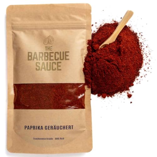 THE BARBECUE SAUCE - Paprika geräuchert 100g - Edles Allroundgewürz und zum Selbermischen von Rubs und Gewürzmischungen von THE BARBECUE SAUCE ORIGINAL REZEPTUR