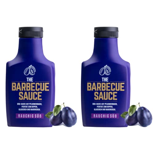 THE BARBECUE SAUCE - SPARSET "RAUCHIG SÜß" - auf Pflaumenbasis - 2x390g - BBQ Burger & Ribs Grill Sauce von THE BARBECUE SAUCE ORIGINAL REZEPTUR