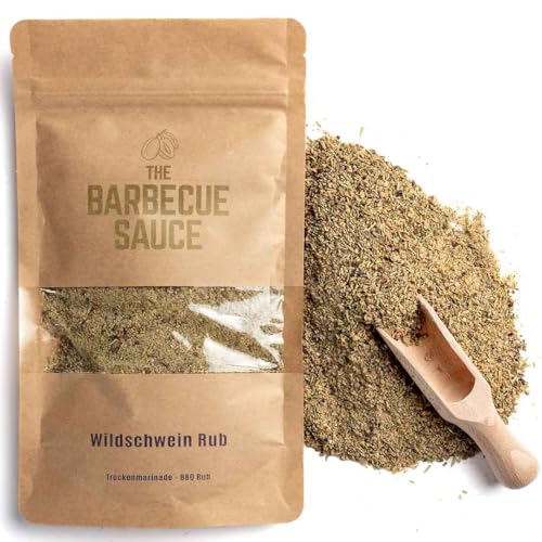 THE BARBECUE SAUCE - Wildschwein Rub 100g - BBQ & Grill Gewürzmischung speziell abgestimmt für den Eigengeschmack vom Wildschwein von THE BARBECUE SAUCE ORIGINAL REZEPTUR