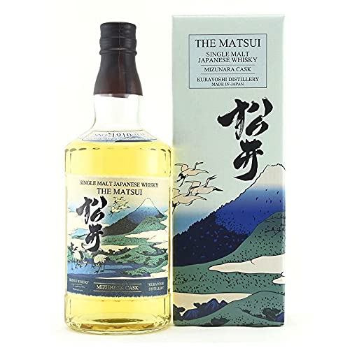 SINGLE MALT JAPANISCHER WHISKY MIZUNARA FASS KURAYOSHI DESTILLERIE 70 CL IM KOFFER von THE MATSUI