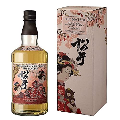 SINGLE MALT JAPANISCHER WHISKY SAKURA FASS KURAYOSHI DESTILLERIE 70 CL IM KOFFER von THE MATSUI