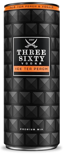 Three Sixty Vodka Premium-Mix, Ice Tea Peach (1 x 0,33 ml) von THREE SIXTY