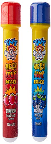 TNT Mega Sour Liquid Candy Roller, 12 x 105 Milliliter von TNT