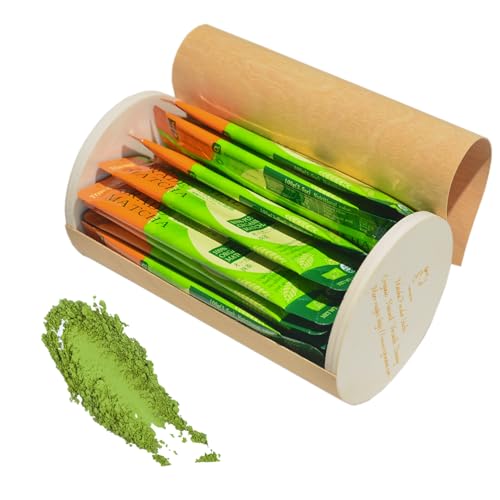 Toponetea Zeremonieller Matcha Grüntee aus biologischem Anbau – 30 praktische Einzelportionssticks, authentisch japanisch, erste Ernte, glutenfrei & vegan von TOP ONE