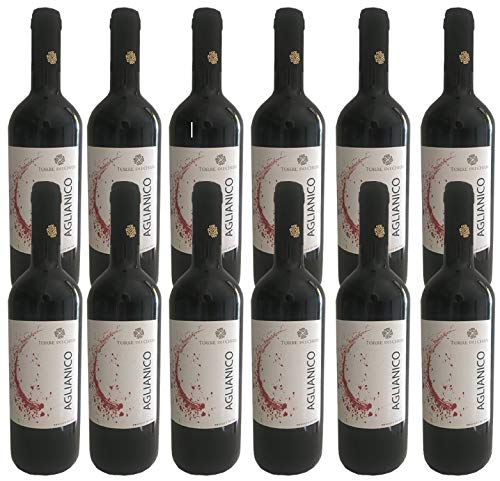 12 X 0,75l - 2018er -"Torre dei Chiusi" - Aglianico Beneventano - I.G.P. - Kampanien - Italien - Rotwein - Trocken von TORRE dei CHIUSI