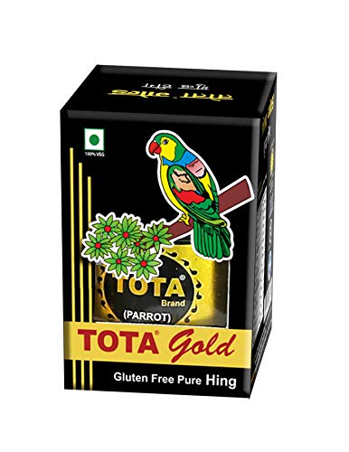 Tota Gold 100% reine Hing Asafoetida Kristalle. 100% glutenfrei, starkes Heeng (10 g) von TOTA