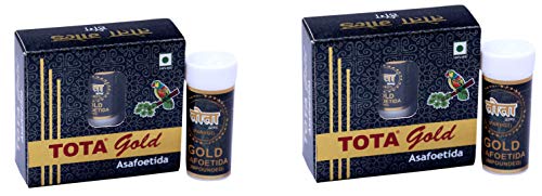 Tota Heeng Pure Gold 100% reine Scharnierkristalle – 14 g | glutenfreies Inguva-Pulver – Tazaki Asfotedia ganz – Kombi-Packung mit 2 Stück ( ) ) von TOTA