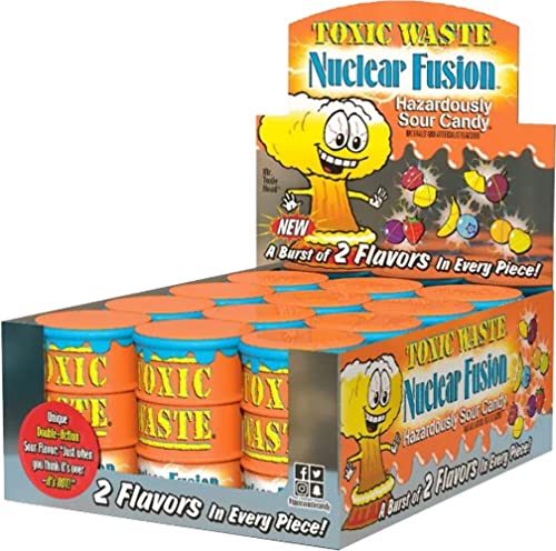 Toxic Waste Nuclear Fusion Hazardously Sour Candy (12 x 42g) von TOXIC WASTE