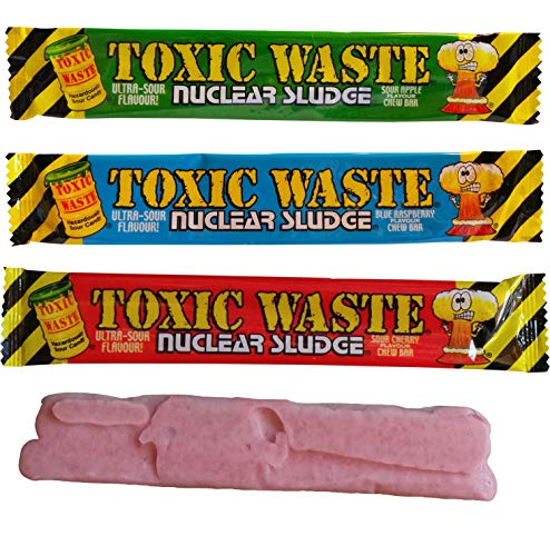 Toxic Waste Nukleare Schlamm Kauriegel - Geschmacksmischung (12 mitgeliefert) von TOXIC WASTE