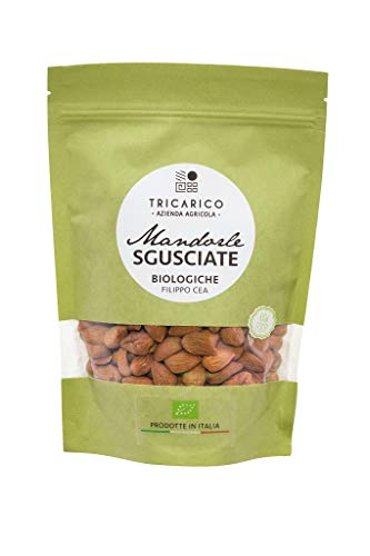 Mandorle sgusciate BIO di Toritto - Nuovo raccolto 2022-500 g - Puglia - varietà 100% Filippo Cea - Az. Agr. Tricarico von TRICARICO AZIENDA AGRICOLA