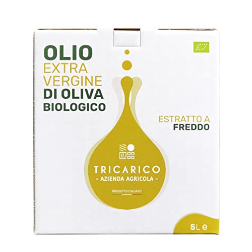 NEUES ÖL ERNTE 2024/2025-3 L - Dolce Fiore Bio - 5 L - BIO natives Olivenöl extra, 100% italienisch, 3 Liter, Bag-in-Box mit Messhahn - Az. Agr. Tricarico von TRICARICO AZIENDA AGRICOLA