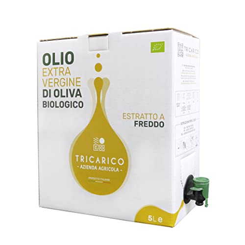 NEUES ÖL ERNTE 2024/2025-3 L - Don Giovanni Bio - 100% Italienisches BIO-Olivenöl extra vergine, 100% Coratina, Intensiv, Bag-in-Box mit Dosierhahn - Az. Agr. Tricarico von TRICARICO AZIENDA AGRICOLA