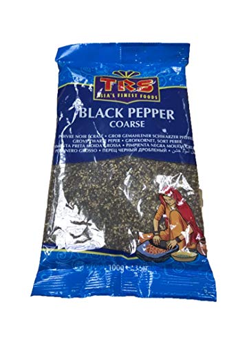 Coarse Black Pepper / Schwarzer Pfeffer (grob gemahlen) - TRS 100g von TRS