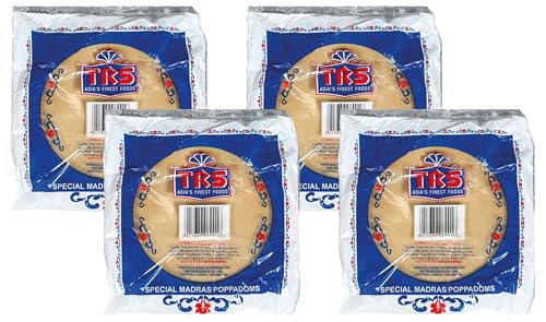 TRS - Madras Poppadoms - (1 X 200 GR) (Packung mit 4) von TRS