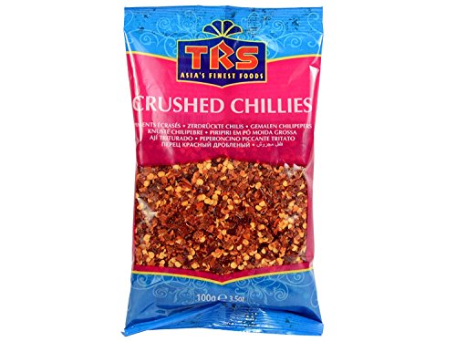 TRS - Rote Getrocknete Chili Flocken Red Dried Chilli Flakes -100g - Extra spicy von TRS