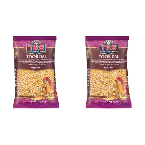 TRS - Toor Dall (Naturel) - (1 X 1 KG) (Packung mit 2) von TRS