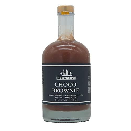 Dely & Briyt (Brownies Liqueur, 0,5l) Schoko Brownie Likör mit 15% vol. Alc. | von TRYLICIOUS