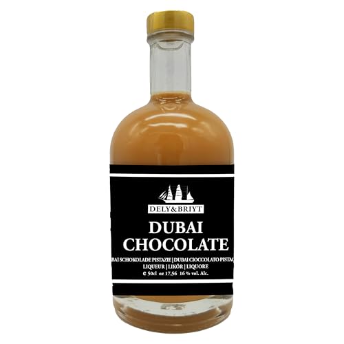 Dely & Briyt Liköre (0,5l, Dubai Chocolat Style) von TRYLICIOUS