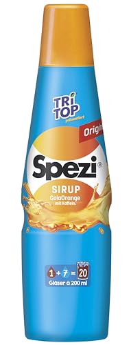 TRi TOP Spezi ColaOrange Getränkesirup | Gleicher Geschmack wie SPEZI als Original | Besonderer Cola-Orange-Kick mit viel Frucht | Feine Mandarinen-Note und Orangenöl (1 x 500 ml) von TRi TOP