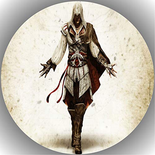 Premium Esspapier Oblate Tortenbild, Essbares Foto für Torten, Tortenaufleger Ø 20cm Assassin's Creed T 4 von Shanrya